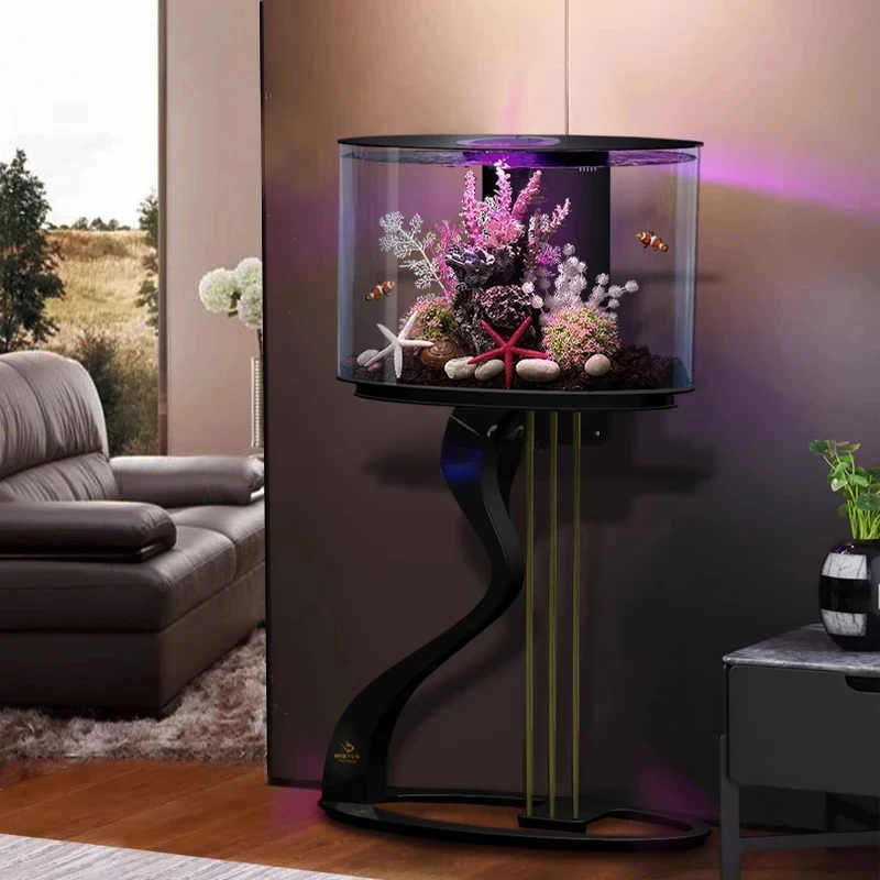 Floor-to-ceiling ecological fish tank, no water change, a few tanks by the side, creative landscaping
Floor-to-ceiling ecological fish tank, no water change, a few tanks by the side, creative landscaping