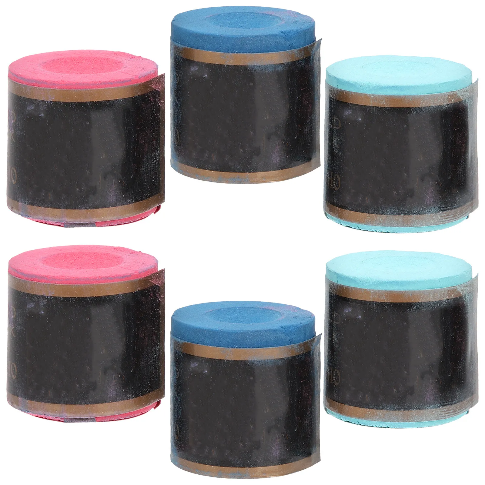 6Pcs Premium Billiard Cue Chalk Fine Consistent Grip Pool Stick Chalk Bulk Pack Portable Precision Shot Control Pool Table