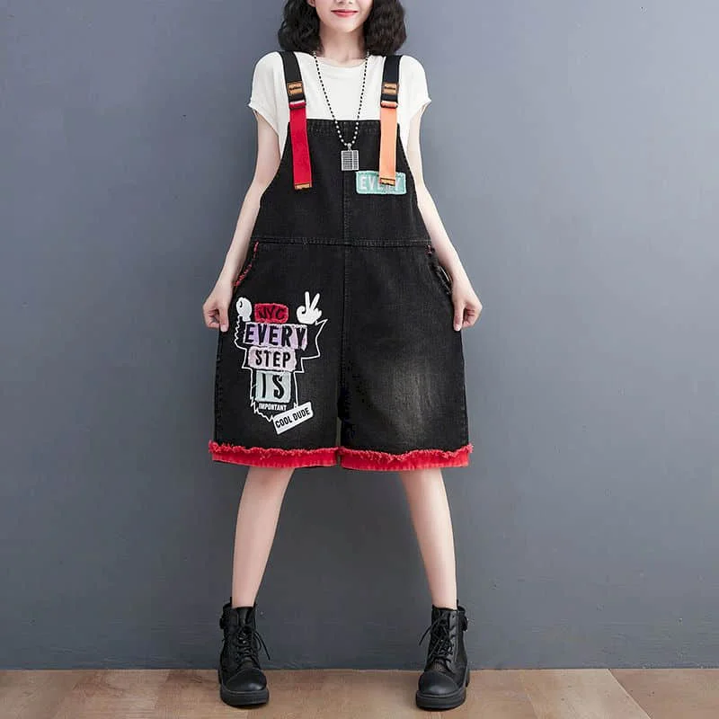Denim Jumpsuits for Women Tops Casual Playsuits Vintage Loose Flash Wide Leg Shorts Rompers One Piece Outfits Women Clothing
Denim Jumpsuits for Women Tops Casual Playsuits Vintage Loose Flash Wide Leg Shorts Rompers One Piece Outfits Women Clothing
