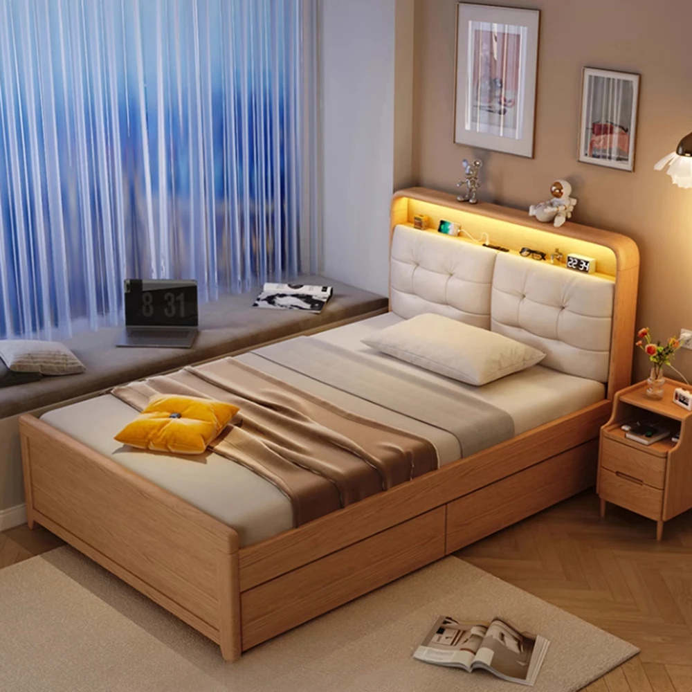 Double Bedroom Bed Queen Minimalist Beauty Sleeping Luxury Bed Frames Headboard Storage Muebles Para Dormitorio Home Decoration
Double Bedroom Bed Queen Minimalist Beauty Sleeping Luxury Bed Frames Headboard Storage Muebles Para Dormitorio Home Decoration