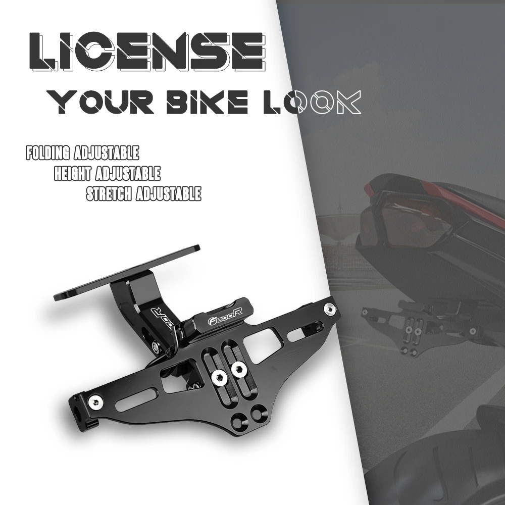 Motorcycle License Plate Bracket Holder with LED Light Indicator For BMW F800R F 800R F800R F800 R 2009 2010 2011-2015 2016
Motorcycle License Plate Bracket Holder with LED Light Indicator For BMW F800R F 800R F800R F800 R 2009 2010 2011-2015 2016