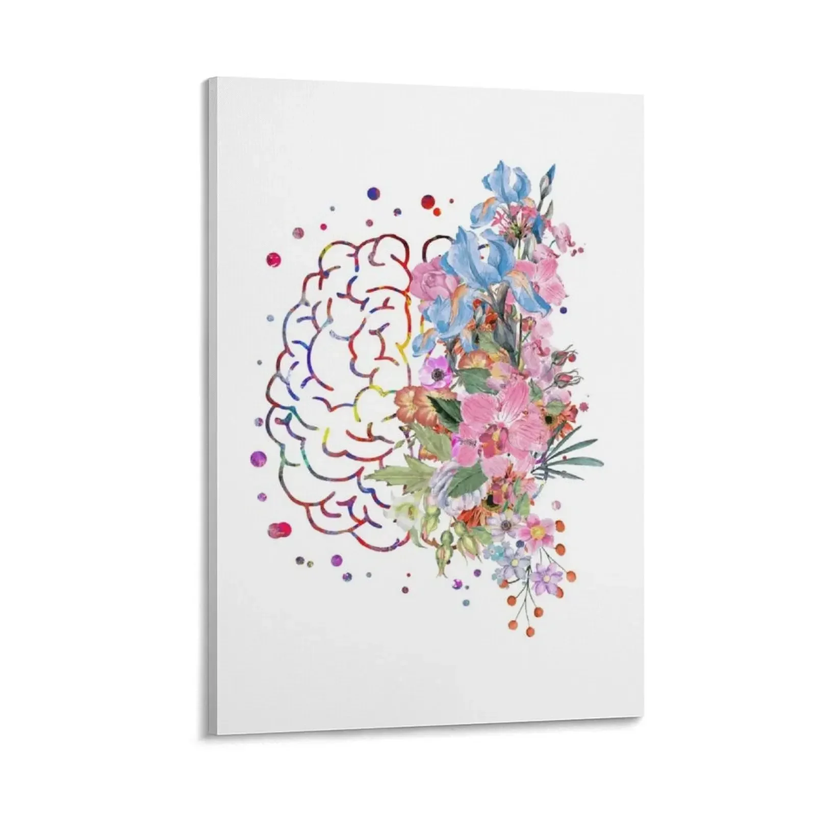 Brain anatomy, watercolor Brain, flowers brain, brain with Flowers Canvas Painting living room decoration luxury home decor
Brain anatomy, watercolor Brain, flowers brain, brain with Flowers Canvas Painting living room decoration luxury home decor
