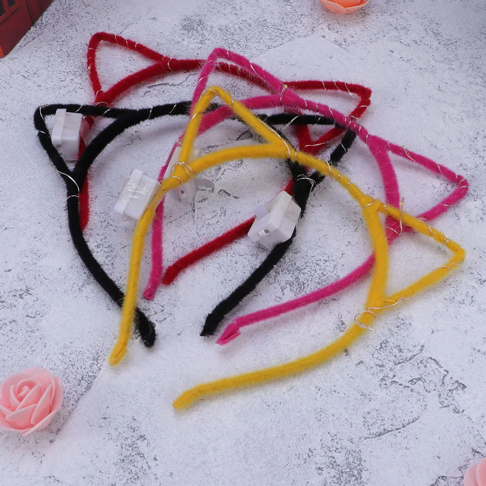 4pcs Cat Ears Headb Chic Cartoon Plastic Hairb s for Plastic Headwear Cosplay Party Stage Lovely Accessories Shine
4pcs Cat Ears Headb Chic Cartoon Plastic Hairb s for Plastic Headwear Cosplay Party Stage Lovely Accessories Shine