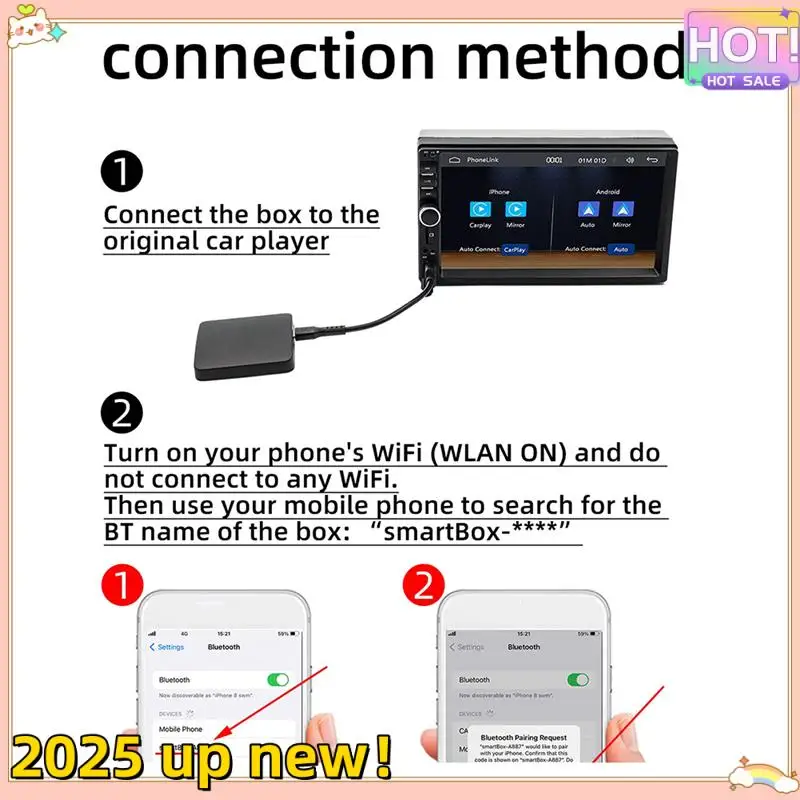 Superior Quality-Carplay Ai Box Wired Carplay To Wireless Dongle Activator USB/Type-C Port Support For Car Multimedia Player Dur
Superior Quality-Carplay Ai Box Wired Carplay To Wireless Dongle Activator USB/Type-C Port Support For Car Multimedia Player Dur