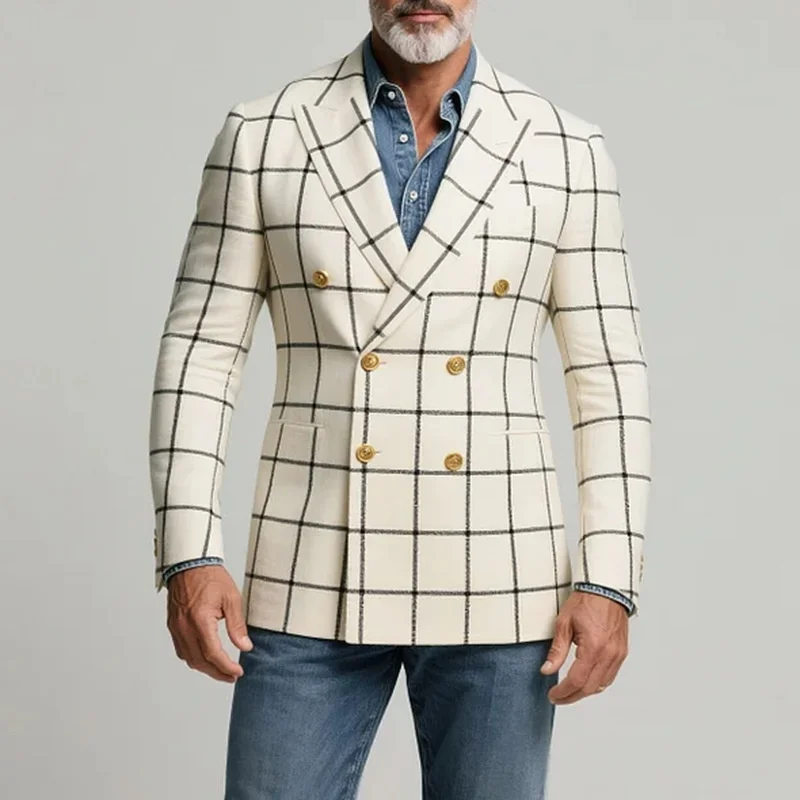 Busin Casual Slim Fit Men's American Sle Suit Jaet Autumn Winter New Arrival Cotton Blend Long Sve Two Button
Busin Casual Slim Fit Men's American Sle Suit Jaet Autumn Winter New Arrival Cotton Blend Long Sve Two Button