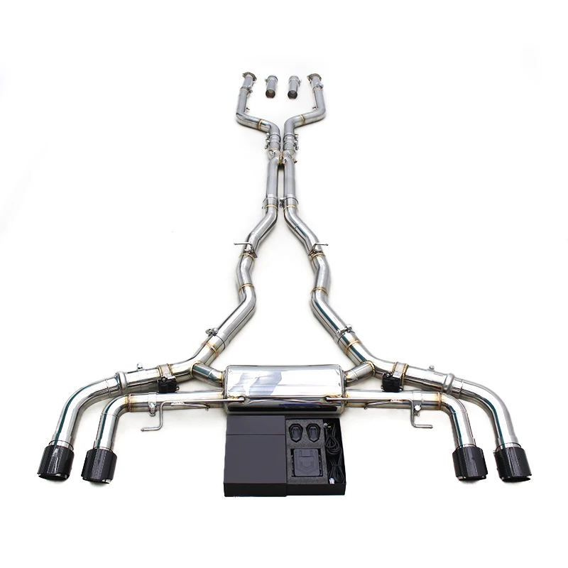 Custom Valved Exhaust Catback System For BMW X5M/X6M F95/F96 4.4TT 2020-2024 Performance Stainless Steel Exhaust Pipe Muffler
Custom Valved Exhaust Catback System For BMW X5M/X6M F95/F96 4.4TT 2020-2024 Performance Stainless Steel Exhaust Pipe Muffler