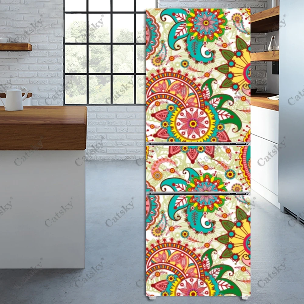 Retro Bohemia Printing Fridge Door Decoration Cover Wall Sticker Self-adhesive Flower Refrigerator Stickers Wallpaper Home Gift
Retro Bohemia Printing Fridge Door Decoration Cover Wall Sticker Self-adhesive Flower Refrigerator Stickers Wallpaper Home Gift