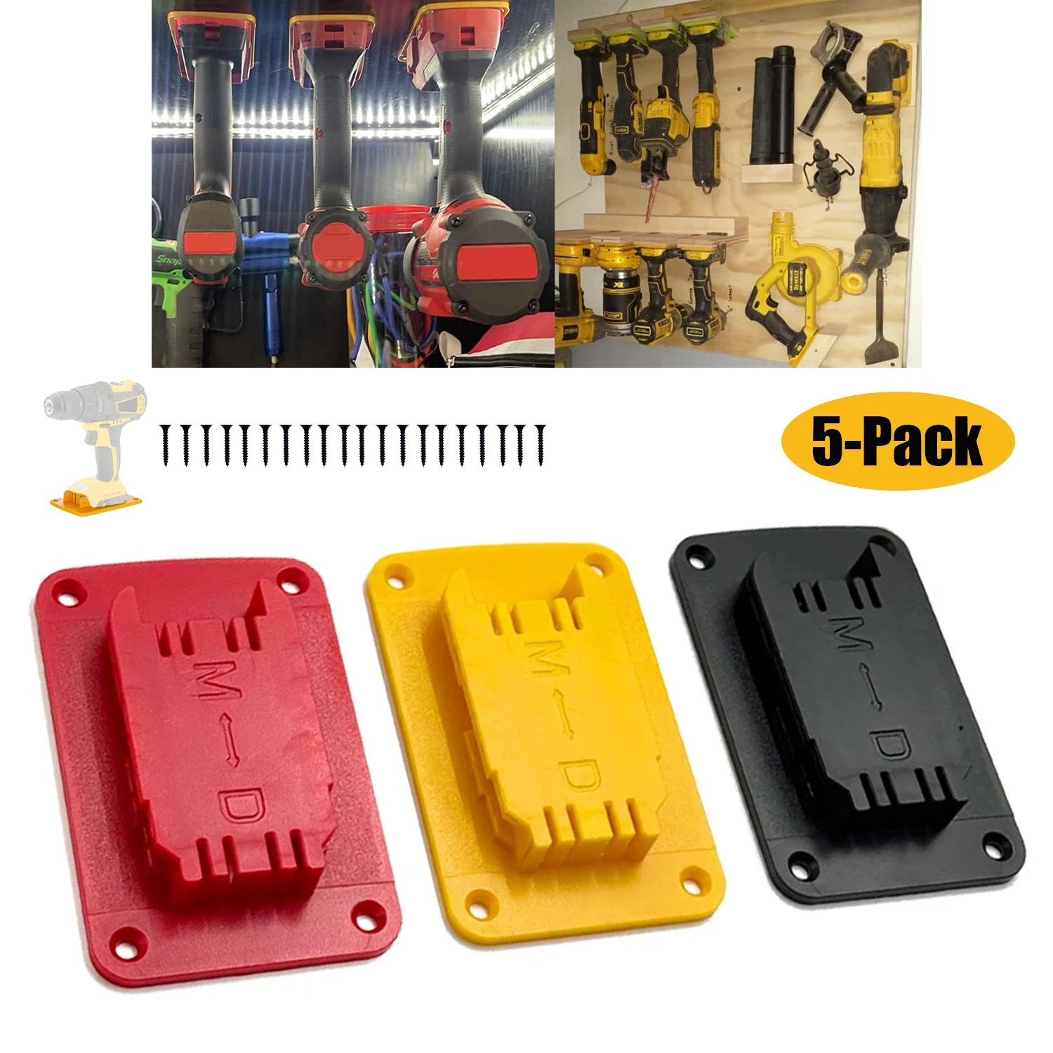 5 упаковок, держатель для инструментов, док-станция, настенное крепление, стеллаж для хранения для Dewalt 14,4 В-20 В для Milwaukee 18 В, крепежные устройства, держатель для дрели, инструментов
5 упаковок, держатель для инструментов, док-станция, настенное крепление, стеллаж для хранения для Dewalt 14,4 В-20 В для Milwaukee 18 В, крепежные устройства, держатель для дрели, инструментов