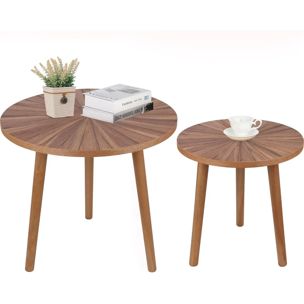 Round Coffee Table Set of 2, Mid Century Modern Coffee Table, Small Farmhouse Coffee Table, Wood Nightstand Bedside Table, Boho
Round Coffee Table Set of 2, Mid Century Modern Coffee Table, Small Farmhouse Coffee Table, Wood Nightstand Bedside Table, Boho