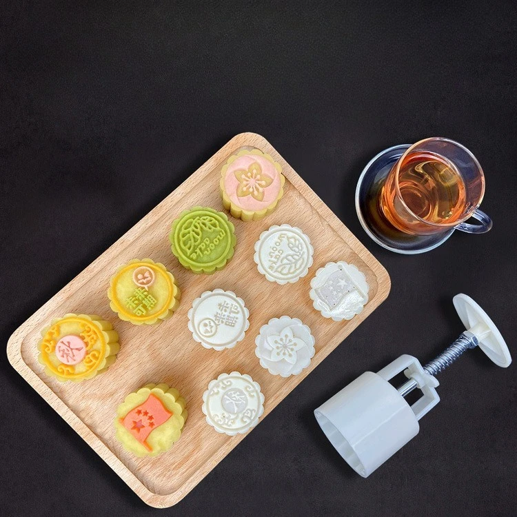 Mooncake Mold Mid-Autumn Festival DIY Hand-Press Flower Moon Cake Mould Kit - Handmade Mooncake PressTool for Fondant Decoration
Mooncake Mold Mid-Autumn Festival DIY Hand-Press Flower Moon Cake Mould Kit - Handmade Mooncake PressTool for Fondant Decoration