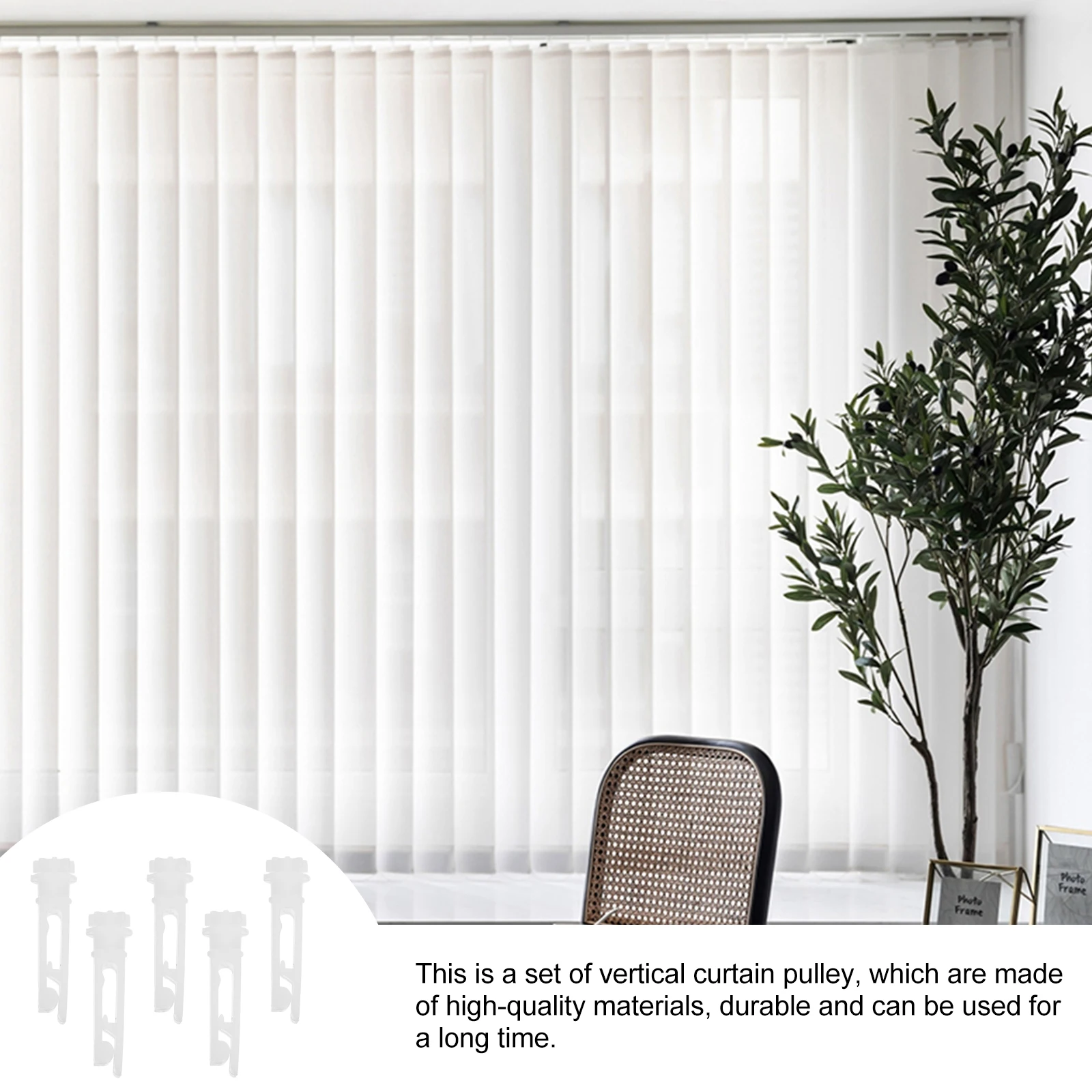 10 Pcs Vertical Blinds Pulley PVC Repair Accessories Plastic Curtain Fittings Materials Window Solution
10 Pcs Vertical Blinds Pulley PVC Repair Accessories Plastic Curtain Fittings Materials Window Solution