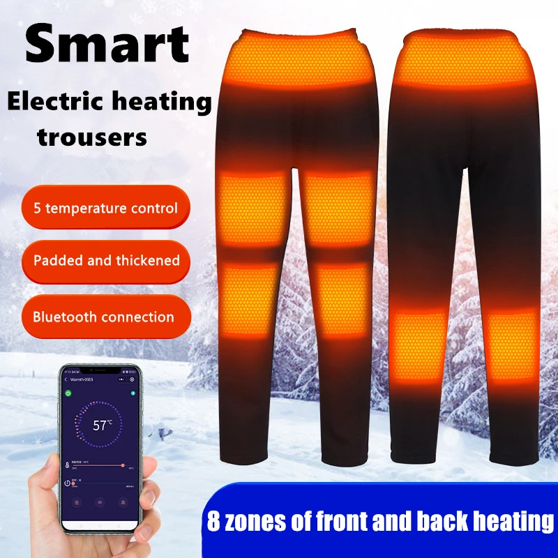 Electric Heated Pants Wireless temperature control safe durable Thermal pants outdoor winter velvet thickening trousers
Electric Heated Pants Wireless temperature control safe durable Thermal pants outdoor winter velvet thickening trousers