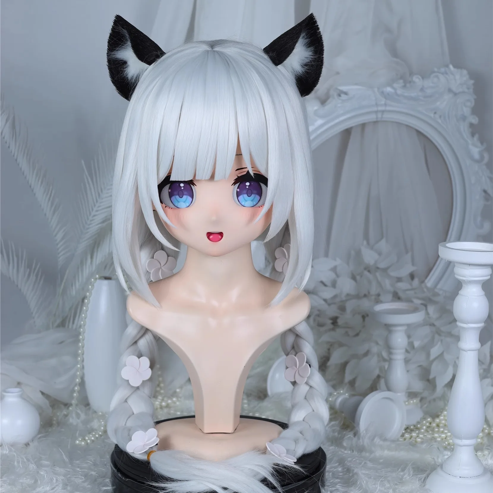 Customize Character Female/Girl Resin Kig Full Head With Lock Anime Cosplay Japanese Anime Kigurumi Mask
Customize Character Female/Girl Resin Kig Full Head With Lock Anime Cosplay Japanese Anime Kigurumi Mask