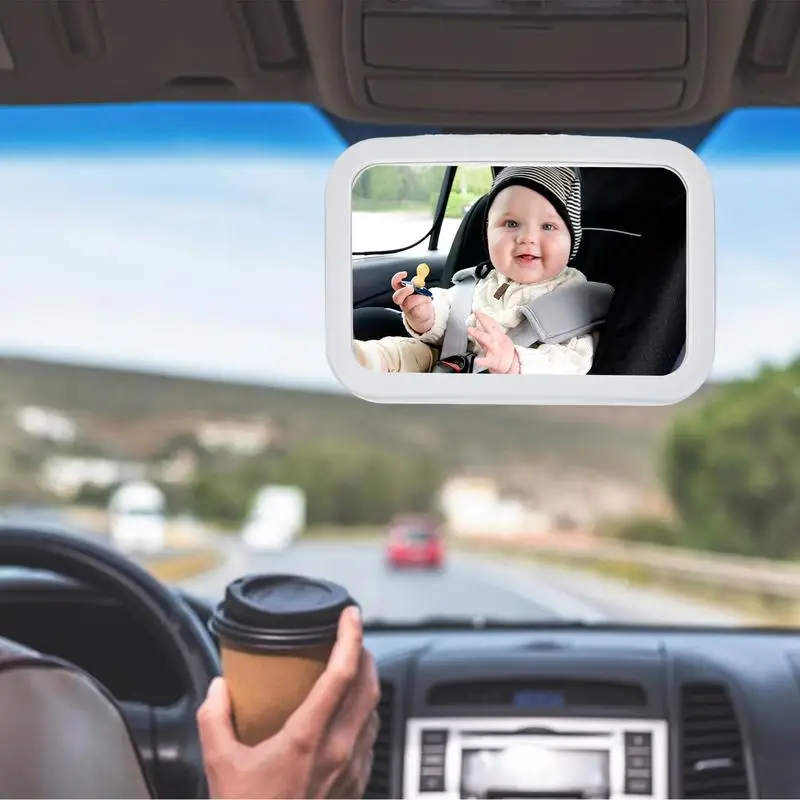 Car Baby Mirror Rear Facing LED Safety Rearview Observation Glass Wide View USB Powered Baby Observation Mirror For Daily
Car Baby Mirror Rear Facing LED Safety Rearview Observation Glass Wide View USB Powered Baby Observation Mirror For Daily