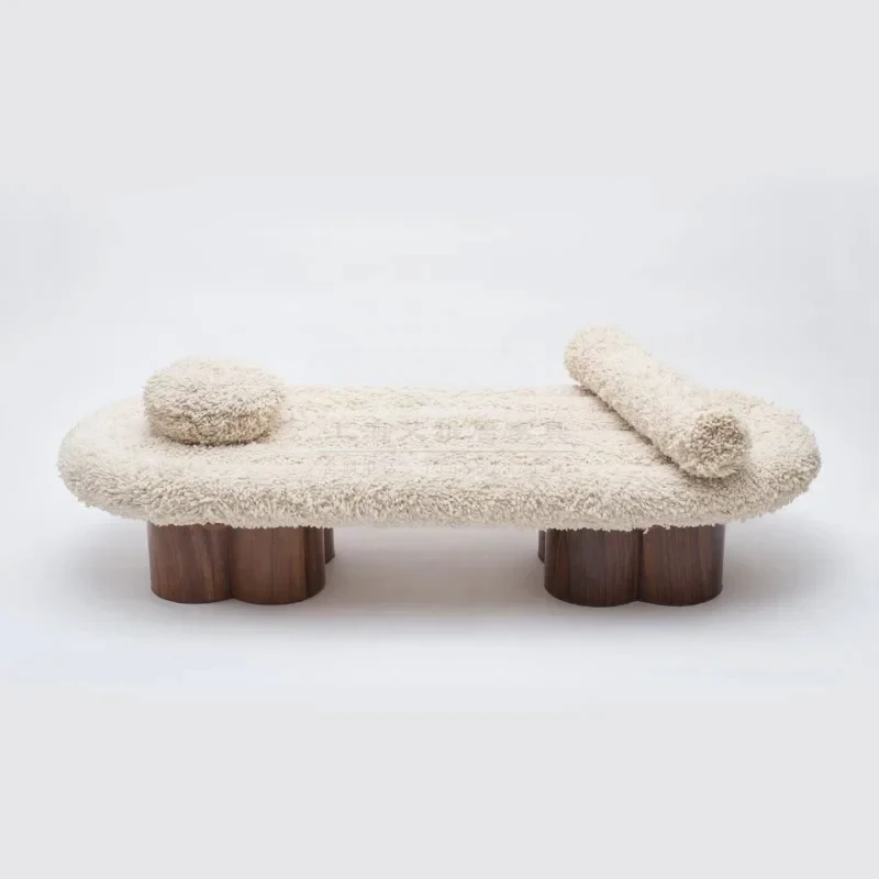 NN Solid wood lamb wool fabric bedside, Nordic, bedroom wardrobe shoe change, leisure bench
NN Solid wood lamb wool fabric bedside, Nordic, bedroom wardrobe shoe change, leisure bench