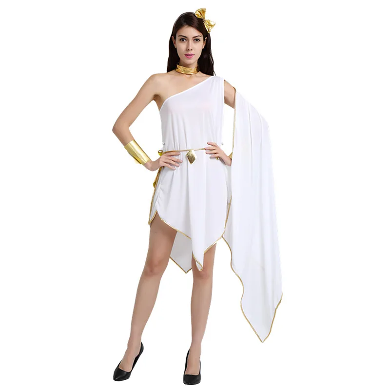 Halloween Costumes Sexy Women Greek Roman Goddess Costume Irregular Fancy Dress Toga Holiday Party Carnival Cosplay
Halloween Costumes Sexy Women Greek Roman Goddess Costume Irregular Fancy Dress Toga Holiday Party Carnival Cosplay