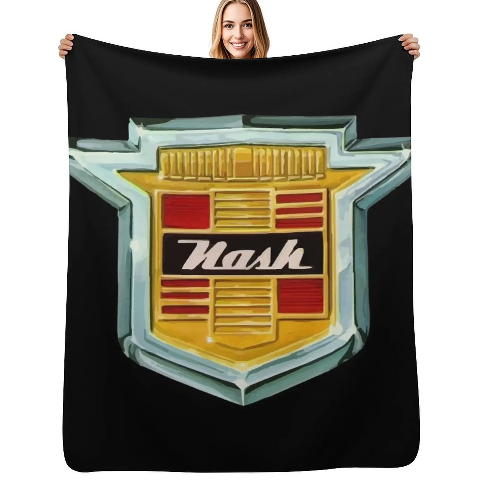 Nash Motors Co. Logo Throw Blanket Cozy Light Blanket for Travel Camping Picnic
Nash Motors Co. Logo Throw Blanket Cozy Light Blanket for Travel Camping Picnic
