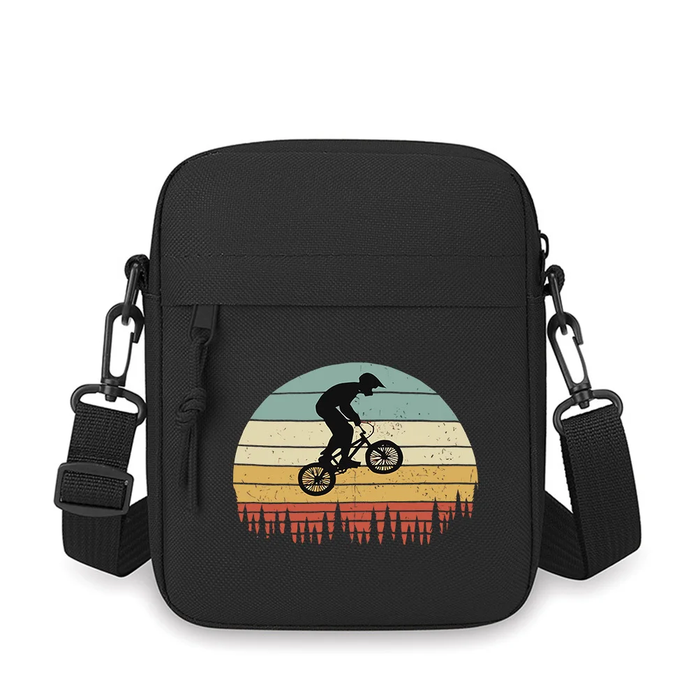 Silhouette rider BMX bicycle retro style design Men Crossbody Bag Single Shoulder Women Cartoon Anime Film Printing Design Unise
Silhouette rider BMX bicycle retro style design Men Crossbody Bag Single Shoulder Women Cartoon Anime Film Printing Design Unise