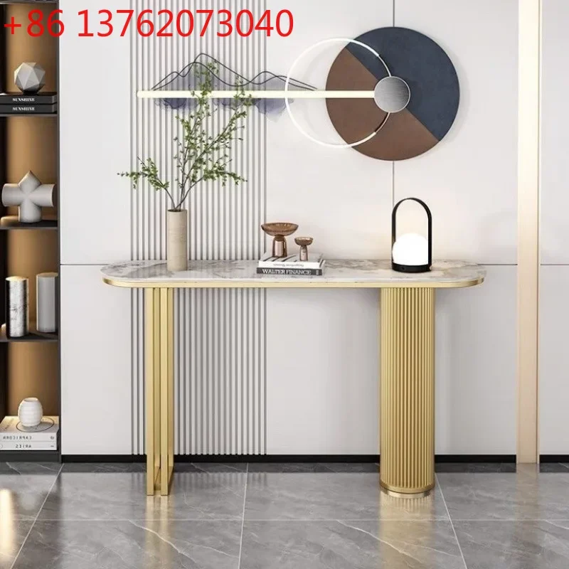 Light luxury living room entrance table Super narrow extremely narrow Italian curved entrance table against the wall
Light luxury living room entrance table Super narrow extremely narrow Italian curved entrance table against the wall