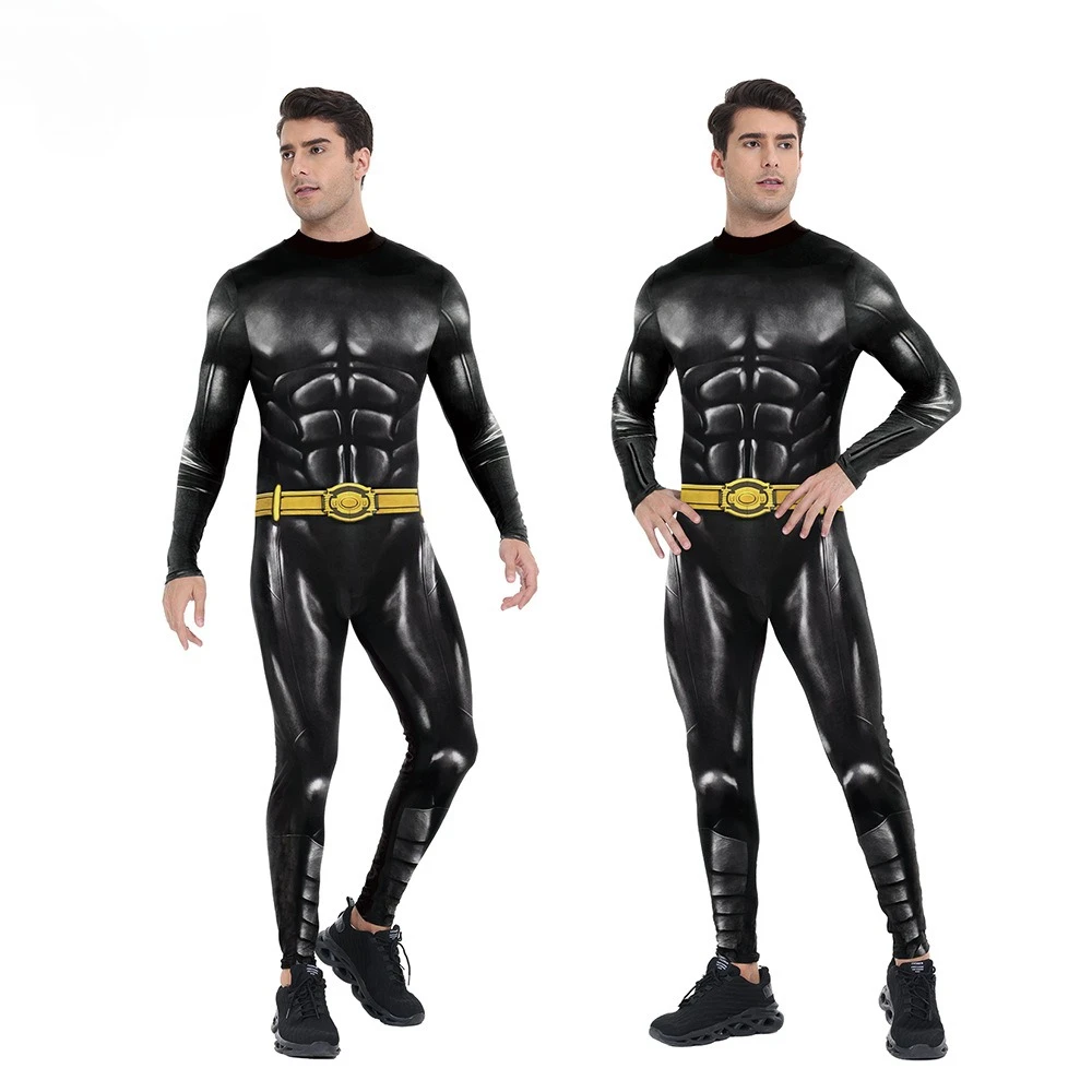 New Zentai Adult Halloween Carnival 2026 Newest Bat Cosplay Bruce Wayne Costume Superhero Printing Jumpsuit
New Zentai Adult Halloween Carnival 2026 Newest Bat Cosplay Bruce Wayne Costume Superhero Printing Jumpsuit