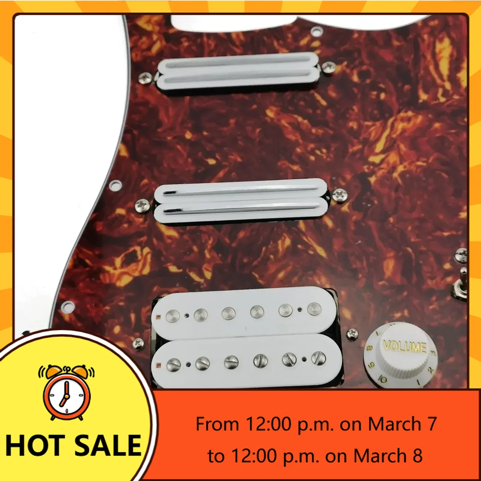 Q-X Music Store-Guitar Pickup Prewired Pickguard Alnico V Humbucker Single Cut Features Wiring Harness Guitar Set White Pickup
Q-X Music Store-Guitar Pickup Prewired Pickguard Alnico V Humbucker Single Cut Features Wiring Harness Guitar Set White Pickup