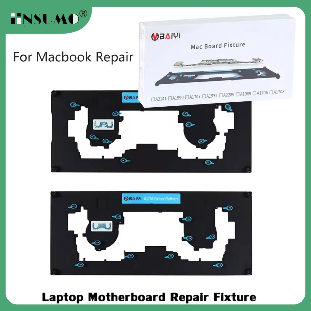BaiYi Mac Board Fixture For MacBook Pro Motherboard PCB Repair Prying Hard Disk Memory Chip Soldering Maintenance Platform
BaiYi Mac Board Fixture For MacBook Pro Motherboard PCB Repair Prying Hard Disk Memory Chip Soldering Maintenance Platform