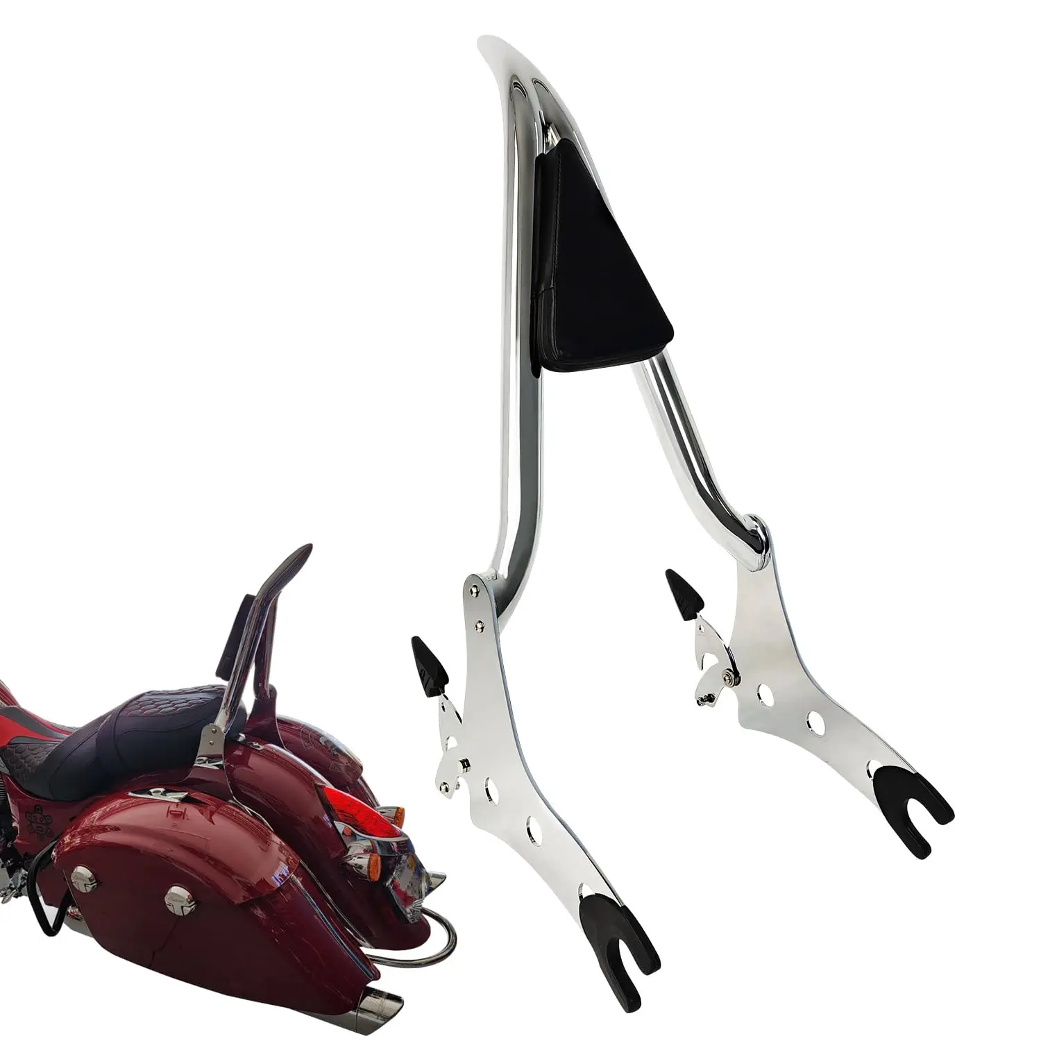 Sissy Bar Backrest Rear Pad for Indian Accessories Chieftain Roadmaster Springfield Challenger Vintage Pursuit 2014-2024
Sissy Bar Backrest Rear Pad for Indian Accessories Chieftain Roadmaster Springfield Challenger Vintage Pursuit 2014-2024