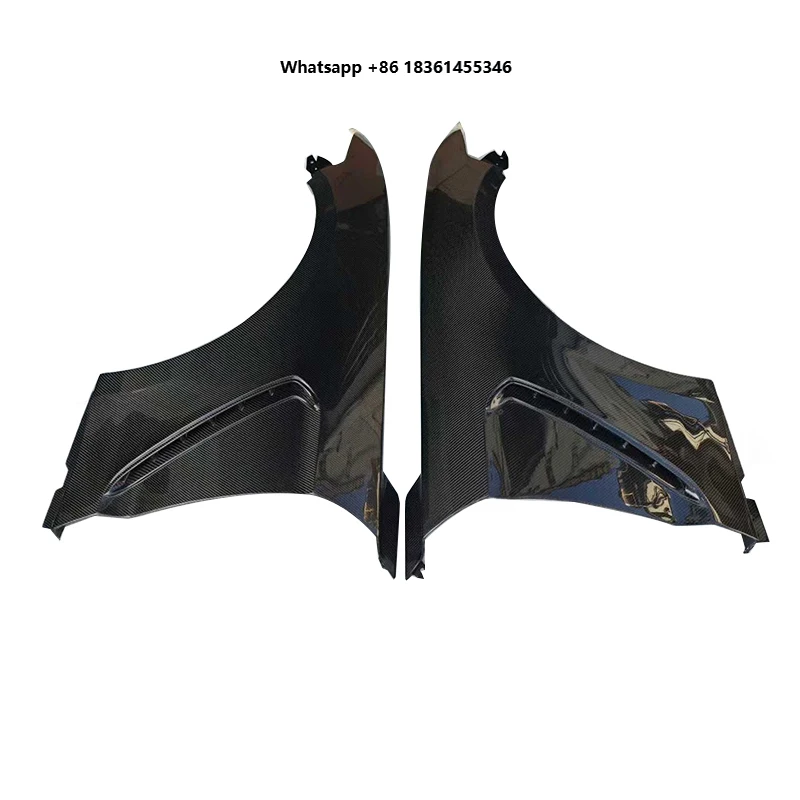 Custom Black Real Carbon Fiber Front Side Fenders, Vehicle Modified Body Kit Accessory
Custom Black Real Carbon Fiber Front Side Fenders, Vehicle Modified Body Kit Accessory