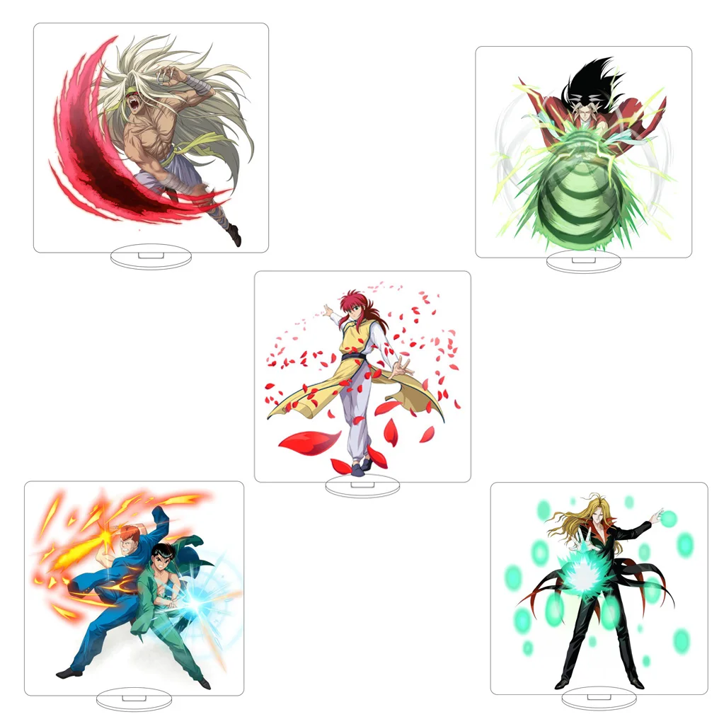 16CM Anime YuYu Hakusho Shishiwakamaru Yukina Rantō Kurama Toguro Cos Acrylic Figure Stand Ornaments Exquisite Gifts
16CM Anime YuYu Hakusho Shishiwakamaru Yukina Rantō Kurama Toguro Cos Acrylic Figure Stand Ornaments Exquisite Gifts