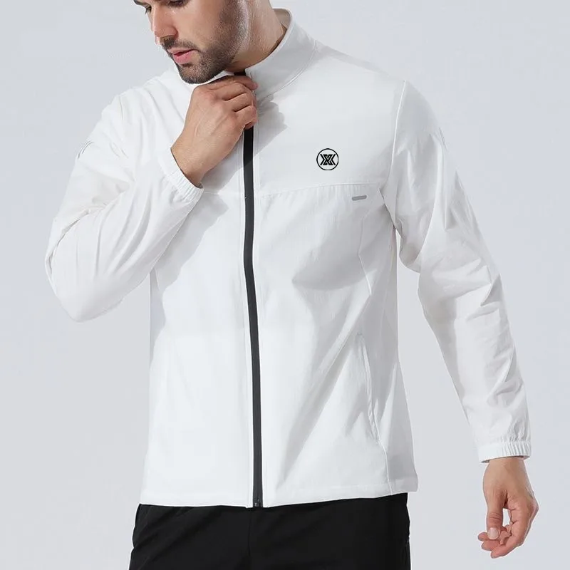 Men's Golf Wear Coat Spring gym Slim-fit Stand-up Collar Jacket Outdoor Running Fitness Jogging Golf Elastic Clothing 골프웨어 남성
Men's Golf Wear Coat Spring gym Slim-fit Stand-up Collar Jacket Outdoor Running Fitness Jogging Golf Elastic Clothing 골프웨어 남성