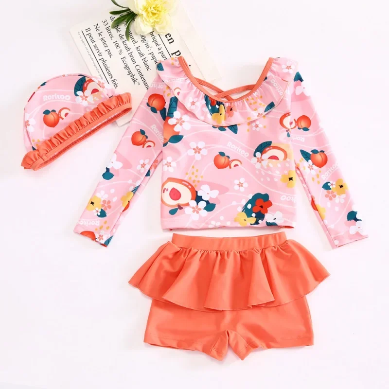 Children Cute Princess Dress South KoreainsBaby Split Quick-Drying Long Sleeve Sun Protection Girls Swimwear
Children Cute Princess Dress South KoreainsBaby Split Quick-Drying Long Sleeve Sun Protection Girls Swimwear