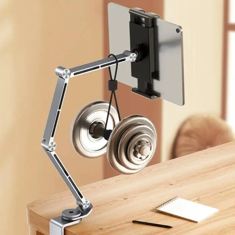 Phone Clip Desktop Holder Folding Bracket Tablet Holder Aluminum Alloy Stand Rotatable Cantilever Home Live Holder for Ipad Pro
Phone Clip Desktop Holder Folding Bracket Tablet Holder Aluminum Alloy Stand Rotatable Cantilever Home Live Holder for Ipad Pro
