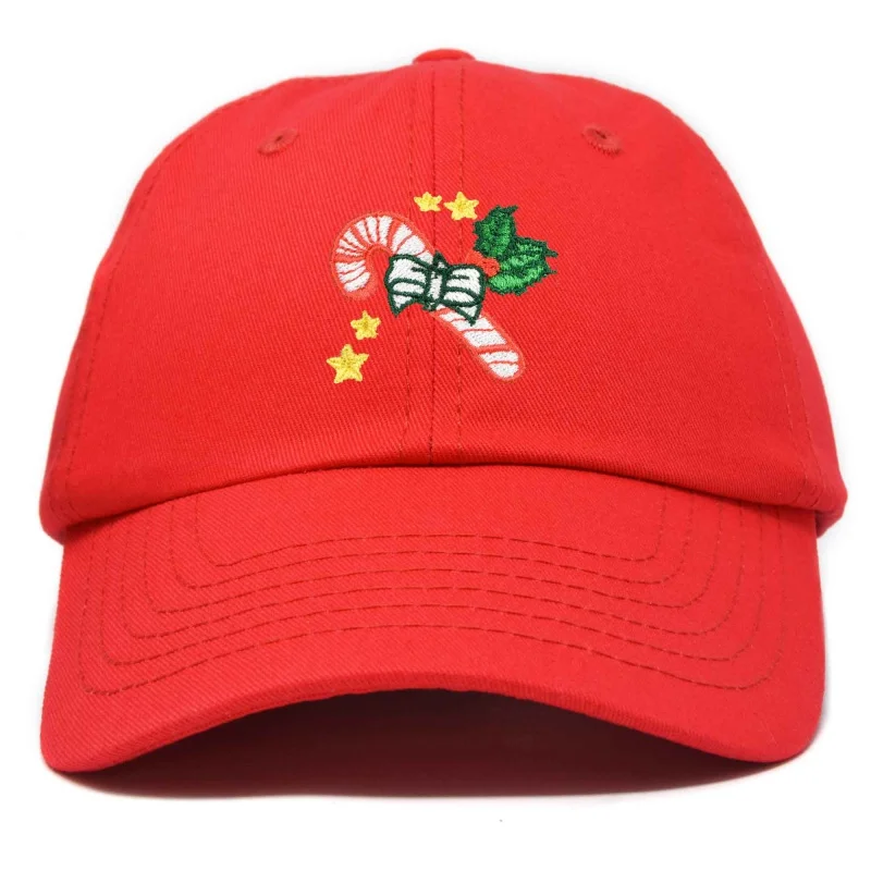 Christmas Candy Vine Men's and Women's Sports Leisure New Fashion Red Embroidered Baseball Hat
Christmas Candy Vine Men's and Women's Sports Leisure New Fashion Red Embroidered Baseball Hat