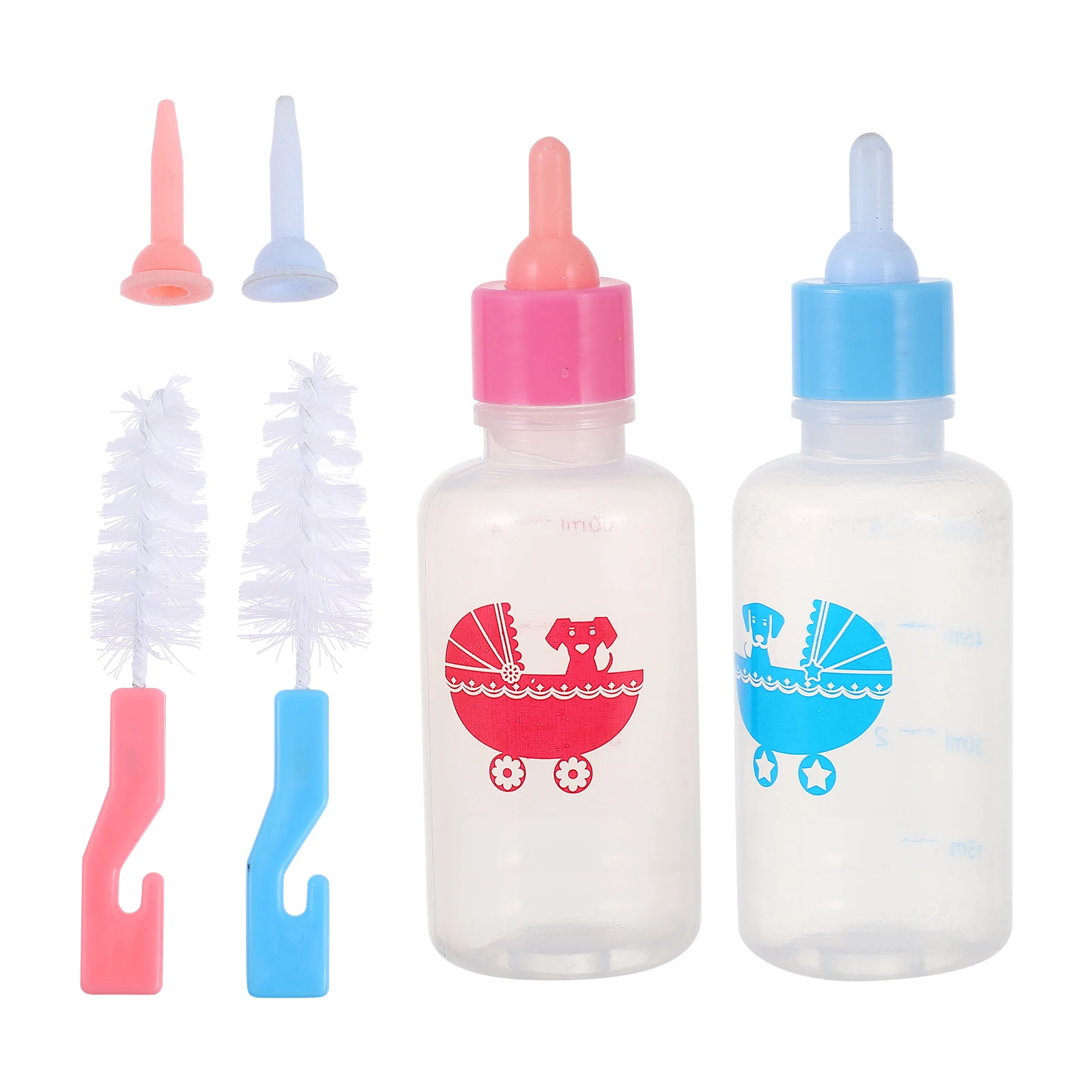 2Pcs Pet Nursing Bottle Lightweight Portable Puppy Kitten Rabbit Milk Feeder Small Animal Feeding Supplies Reusable Silicone
2Pcs Pet Nursing Bottle Lightweight Portable Puppy Kitten Rabbit Milk Feeder Small Animal Feeding Supplies Reusable Silicone