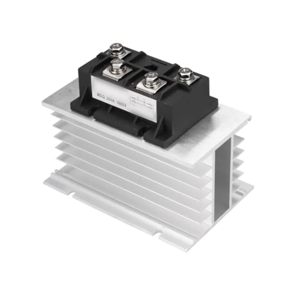 200A 1600V Bridge Rectifier With Aluminum Heat Sink For Electrical Equipment DC Wear-resistant, Non-slip, And Rust-proof
200A 1600V Bridge Rectifier With Aluminum Heat Sink For Electrical Equipment DC Wear-resistant, Non-slip, And Rust-proof