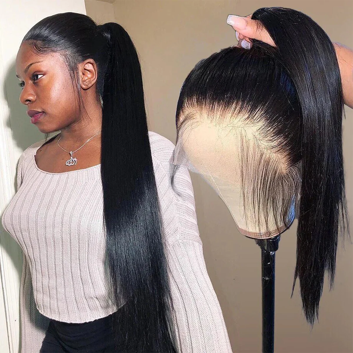 300/400 Density 360 Full HD Lace Wig 100% Human Hair 16-36 Inch High Density Wig Bone Straight 360 Lace Front Wig Human Hair Wig
300/400 Density 360 Full HD Lace Wig 100% Human Hair 16-36 Inch High Density Wig Bone Straight 360 Lace Front Wig Human Hair Wig