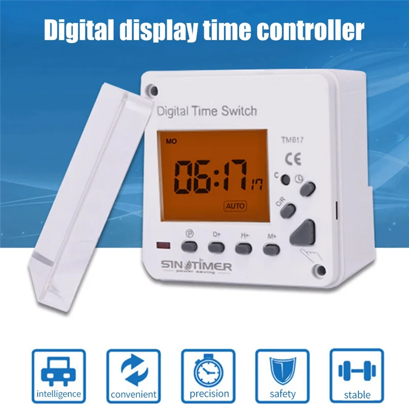 Trend 2025 года SINOTIMER TM617-1, интеллектуальная подсветка, большой экран, переключатель управления временем, панель таймера
Trend 2025 года SINOTIMER TM617-1, интеллектуальная подсветка, большой экран, переключатель управления временем, панель таймера