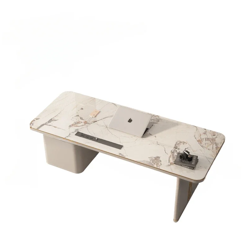 Усовершенствованный рок-настольный стол, легкая роскошь, современный итальянский минимализм, элитный стол и компьютер начальника
Усовершенствованный рок-настольный стол, легкая роскошь, современный итальянский минимализм, элитный стол и компьютер начальника