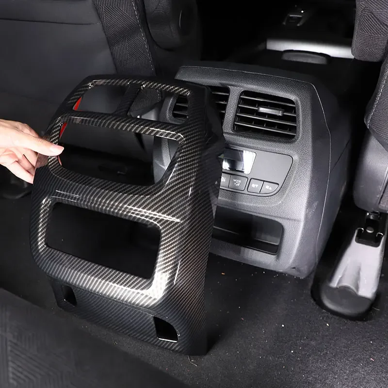 For Honda Pilot 2015-2022 ABS Matte Black Car Rear Row Air Conditioning Vent Outlet Anti-kick Cover Trim Sticker Car Accessories
For Honda Pilot 2015-2022 ABS Matte Black Car Rear Row Air Conditioning Vent Outlet Anti-kick Cover Trim Sticker Car Accessories