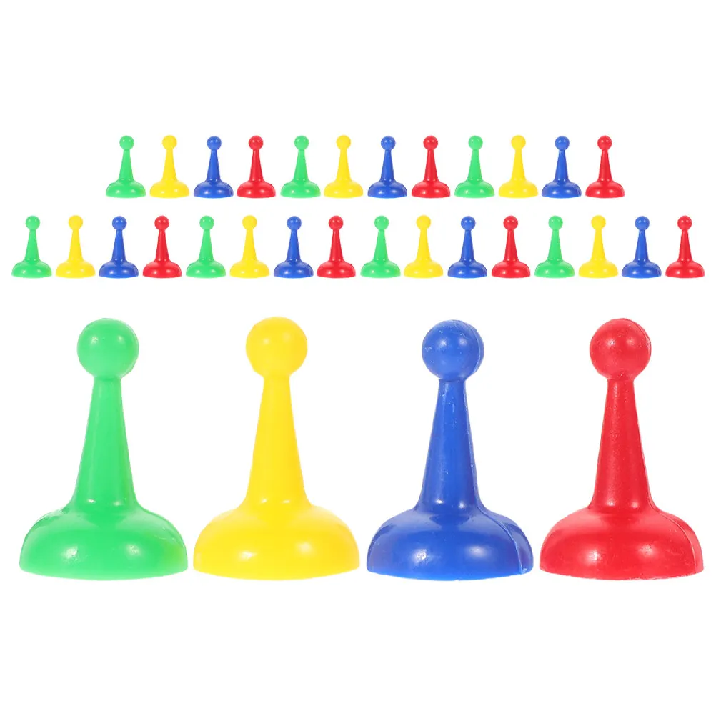 32Pcs Multicolor Plastic Chess Pieces for Flying Chess Board Games Replacement Parts Portable Lightweight Game Accessories Board
32Pcs Multicolor Plastic Chess Pieces for Flying Chess Board Games Replacement Parts Portable Lightweight Game Accessories Board