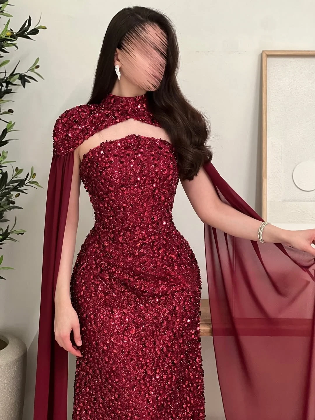 New Design Sexy Red Luxury Full Sequins Glittering Slim Mermaid Evening Dress With Sequins O Neck Shawl Prom Formal Party Dress
New Design Sexy Red Luxury Full Sequins Glittering Slim Mermaid Evening Dress With Sequins O Neck Shawl Prom Formal Party Dress