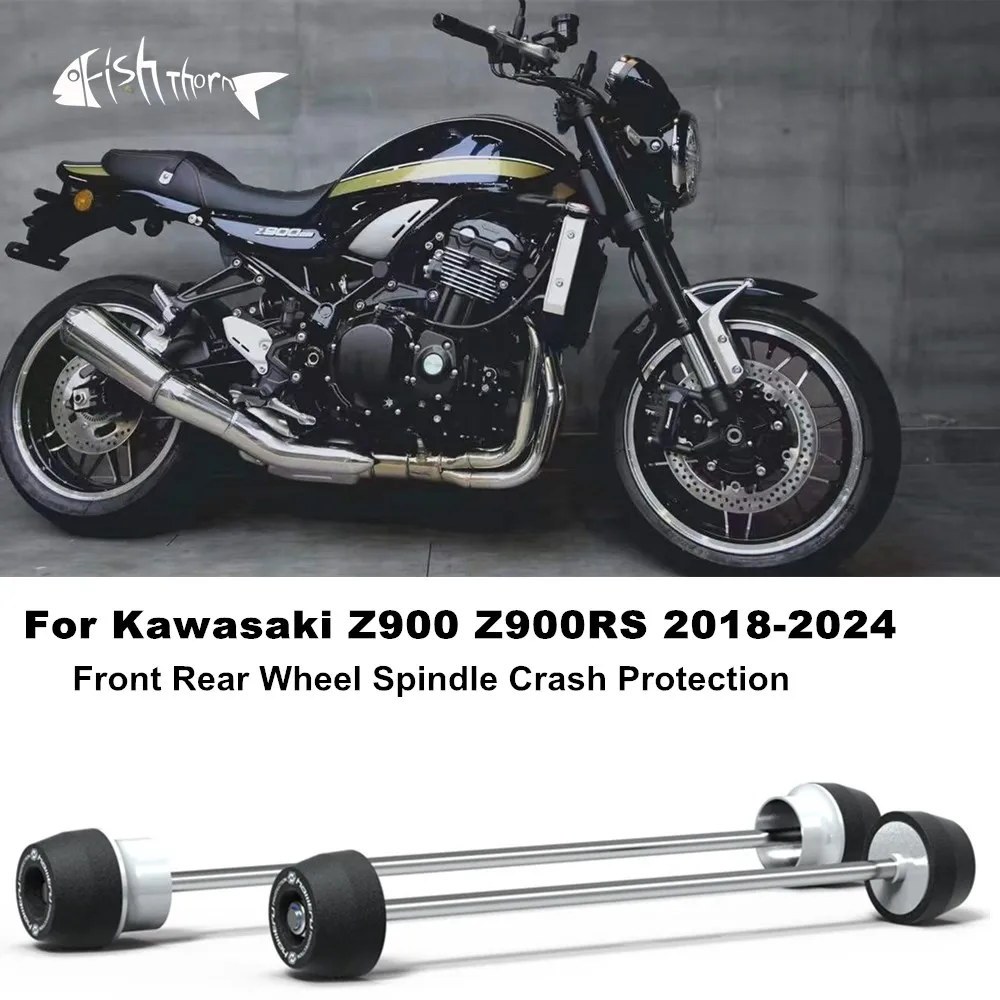 For Kawasaki Z900RS Z900 RS Z900 2018-2024 Motorcycle Front & Rear Axle Fork Crash Sliders Wheel Protection
For Kawasaki Z900RS Z900 RS Z900 2018-2024 Motorcycle Front & Rear Axle Fork Crash Sliders Wheel Protection