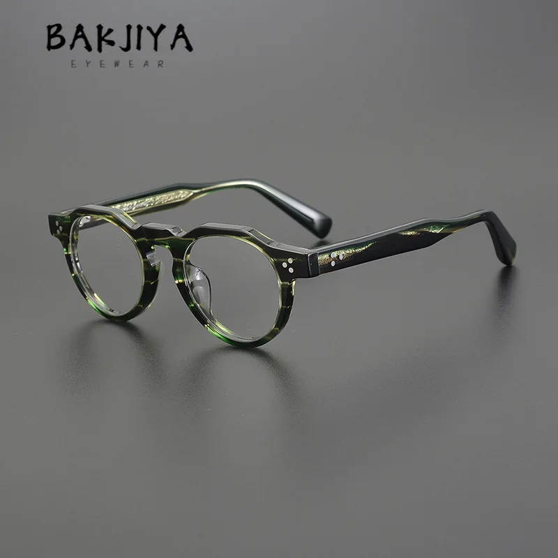 2025 New Vintage Handmade Acetate Myopia Glasses Frames Retro Round Green Eyewear Optical Prescription Eyeglasses glasses Men
2025 New Vintage Handmade Acetate Myopia Glasses Frames Retro Round Green Eyewear Optical Prescription Eyeglasses glasses Men