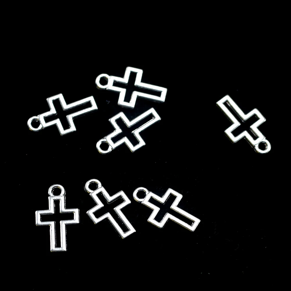 50pcs Alloy Hollow out Cross Pendants DIY Charms Jewelry Making Accessory for Necklace Bracelet ( Silver)
50pcs Alloy Hollow out Cross Pendants DIY Charms Jewelry Making Accessory for Necklace Bracelet ( Silver)