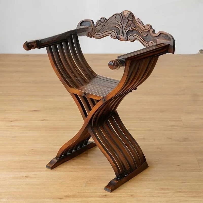 Solid wood Dante chair carving heavy industry art single chair balcony living room study chair medieval
Solid wood Dante chair carving heavy industry art single chair balcony living room study chair medieval