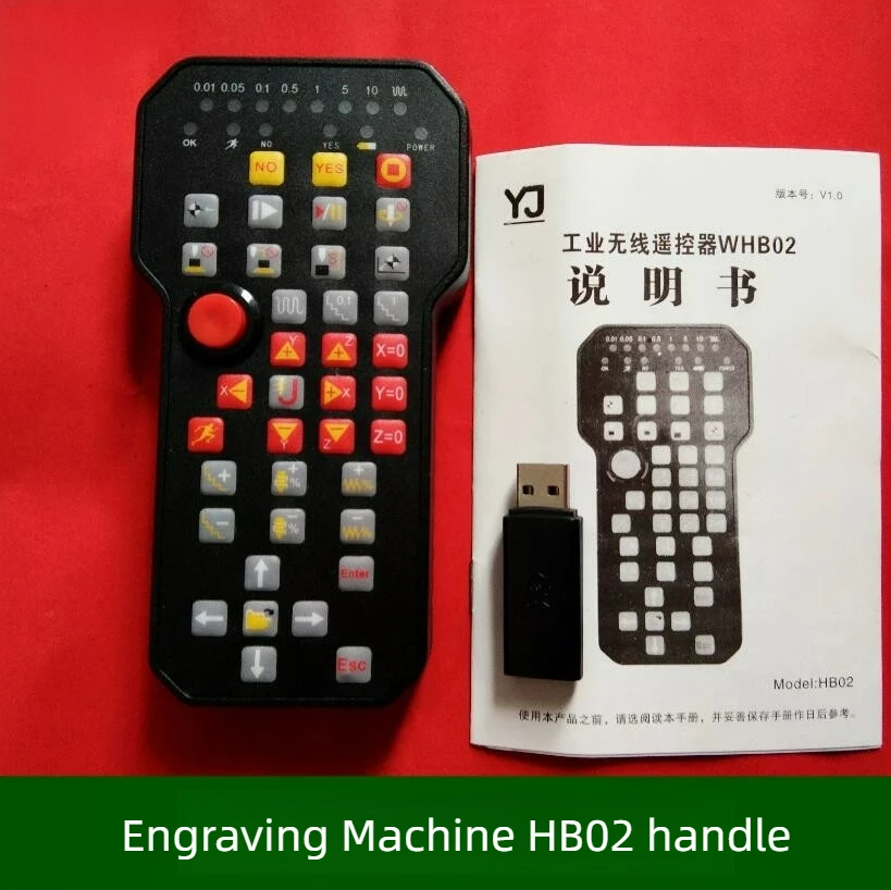 Engraving Machine HB02 Handheld wireless and wired handwheel Electronic Remote Controller Ncstudio Control Card for cnc
Engraving Machine HB02 Handheld wireless and wired handwheel Electronic Remote Controller Ncstudio Control Card for cnc