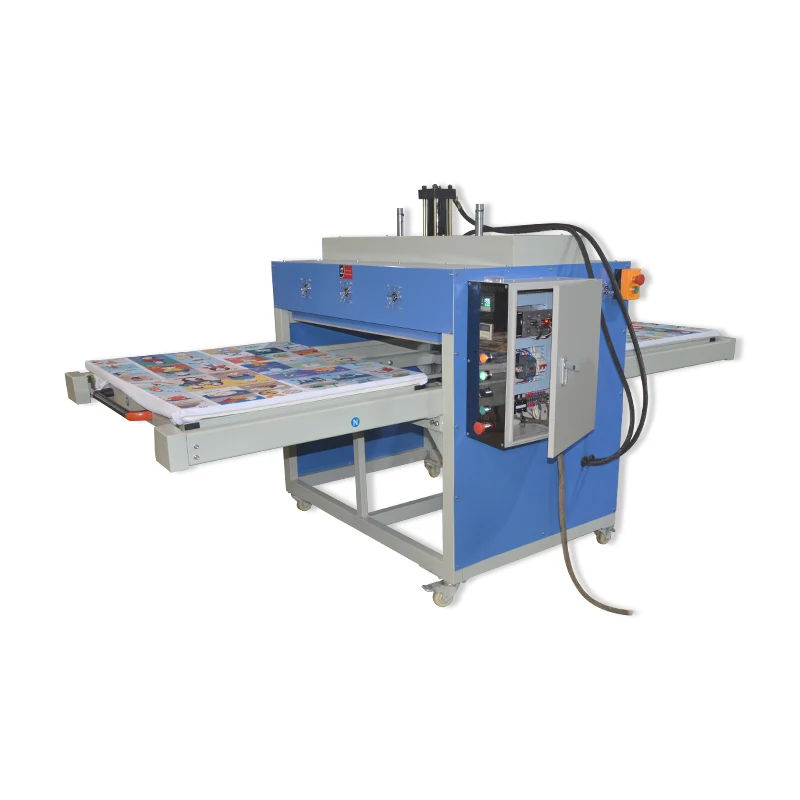 Large format 70X90 80X100 100X120cm semi-automatic heating of sublimation press for T-shirt textile shoes and clothing board 
Large format 70X90 80X100 100X120cm semi-automatic heating of sublimation press for T-shirt textile shoes and clothing board