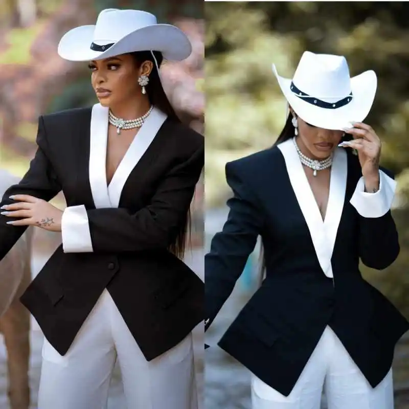 Sexy 2 Pieces Sets Mother Of Bride Dresses Suits Women Shawl Lapel Outfits One Button Fashion Slim Fit Evening Prom Party
Sexy 2 Pieces Sets Mother Of Bride Dresses Suits Women Shawl Lapel Outfits One Button Fashion Slim Fit Evening Prom Party