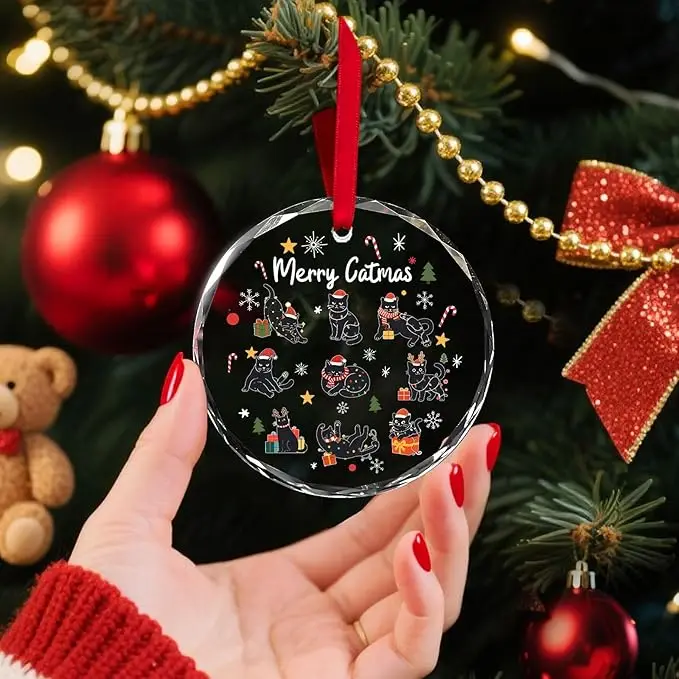 Веселые рождественские украшения 2025 г. - забавные рождественские елочные украшения с черным котом для любителей кошек, милые женские, детские и мужские
Веселые рождественские украшения 2025 г. - забавные рождественские елочные украшения с черным котом для любителей кошек, милые женские, детские и мужские