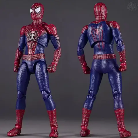 Mafex No 248 Andrew Garfield Amazing Spider Man 2 Articulated Action Figure With Replaceable Heads Hands Stand Collectible Model